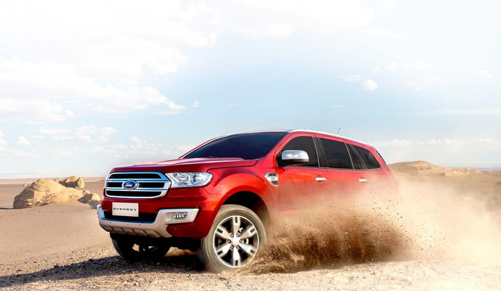 Ford Everest designed to tackle rough terrain